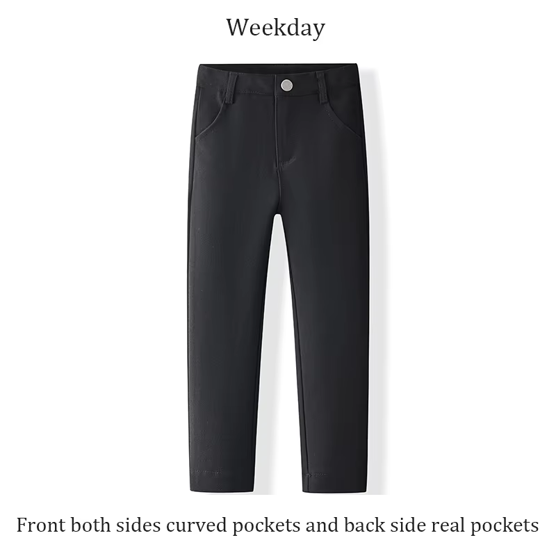 Black & Navy Stretch Trousers – Black Weekday – Ali Affordable AW26