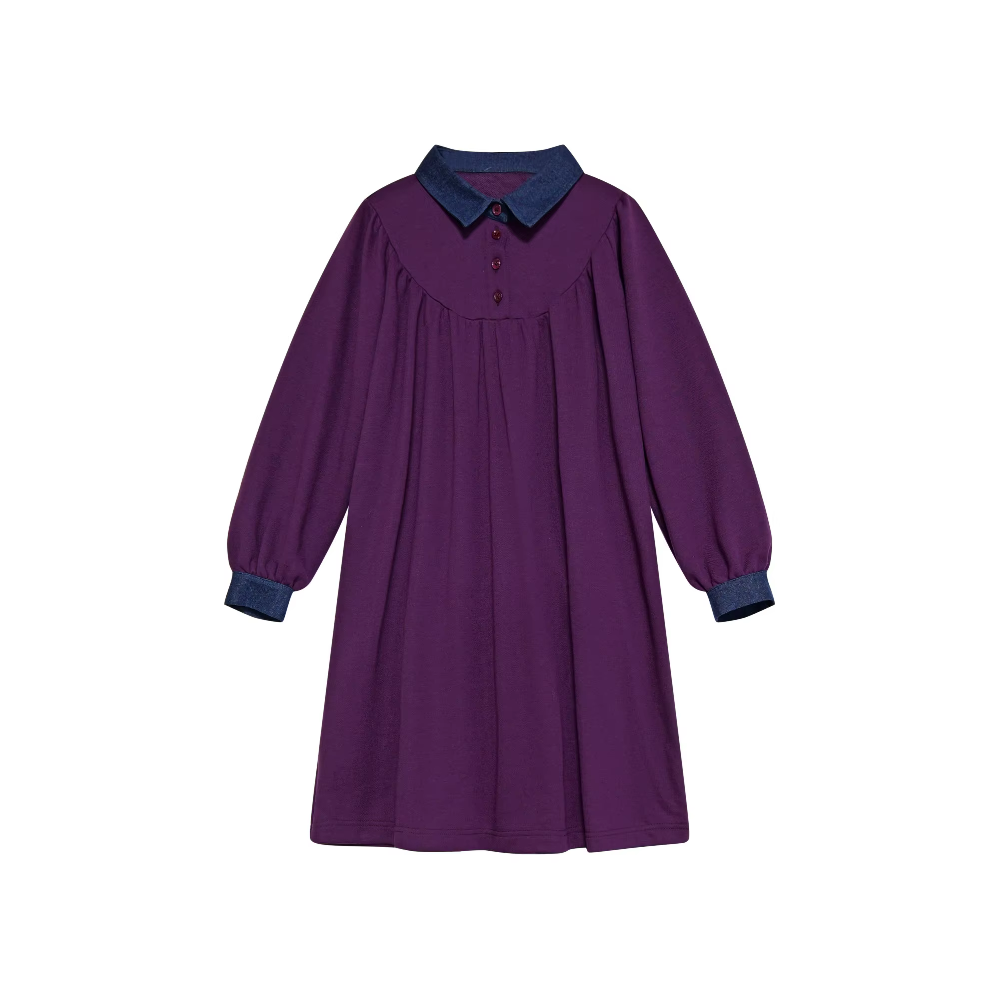 Denim Collar Collection – Girl Dress – Ali Mali AW26