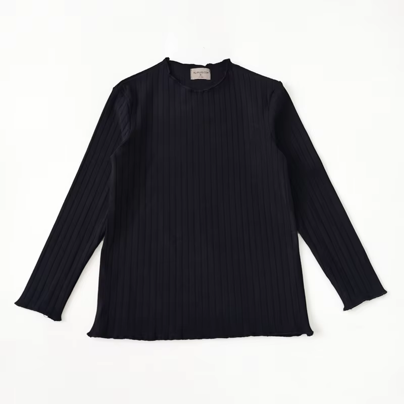 Charcoal Mist Collection girl round neck top – Ali Plus AW26