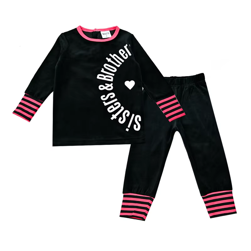 Black Velour Collection – Girl Set – Ali Mali AW26