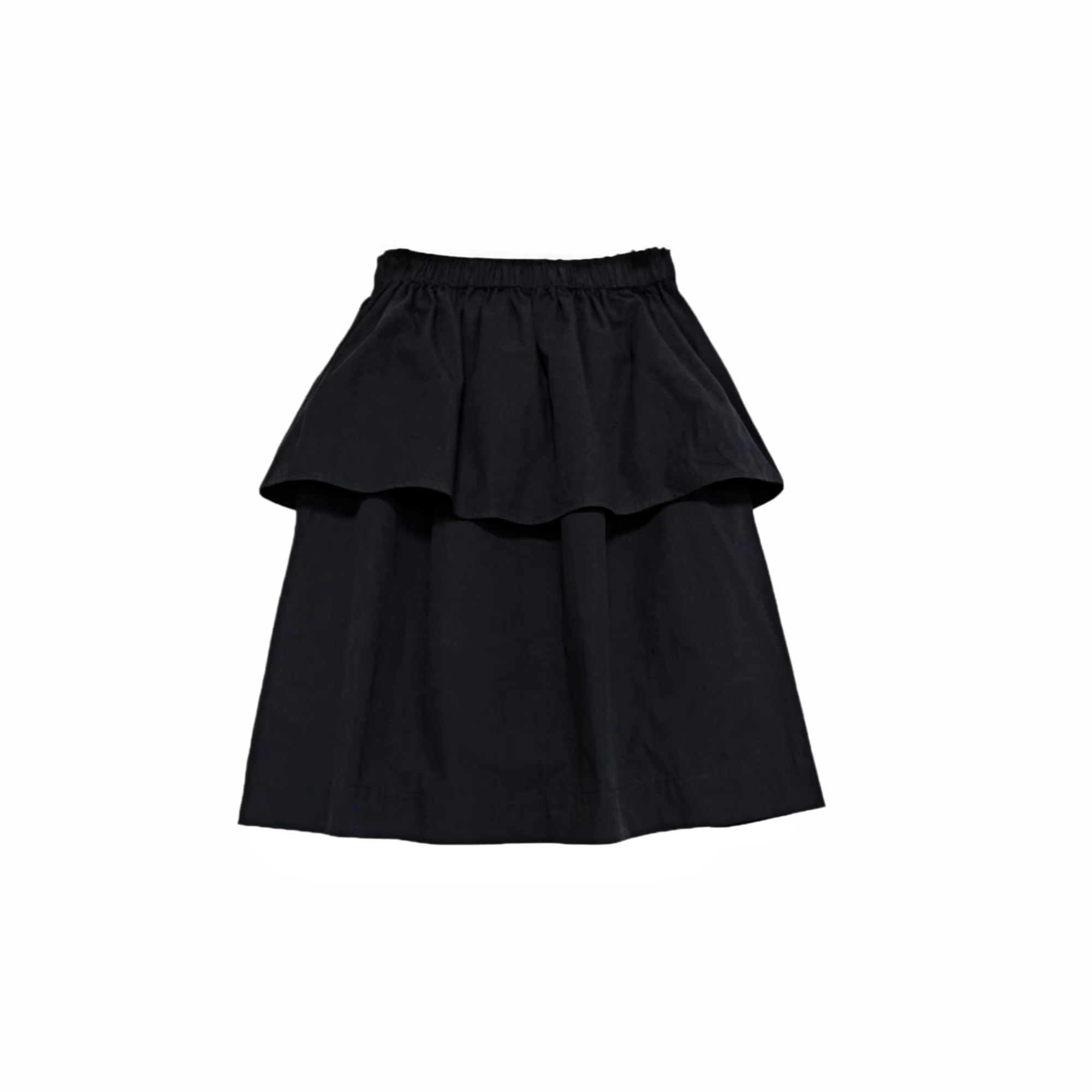 Elegant Blue Floral Collection – Girls Black Skirt – Barcali AW26