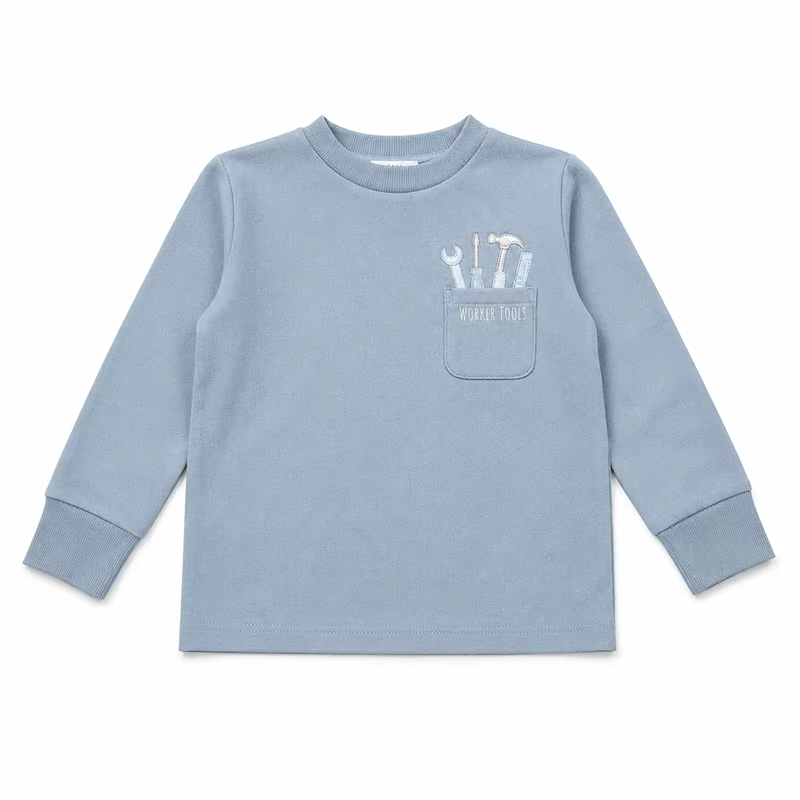 Blue French Terry Collection – Little Boy – Barcali AW26