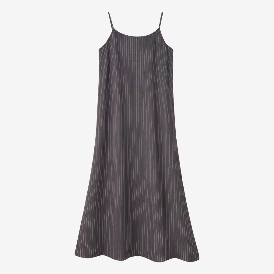 Pinstripe Collection – Grey Dress