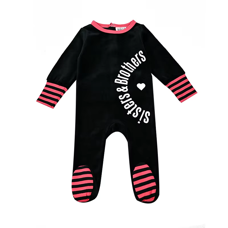 Black Velour Collection – Girl Romper – Ali Mali AW26