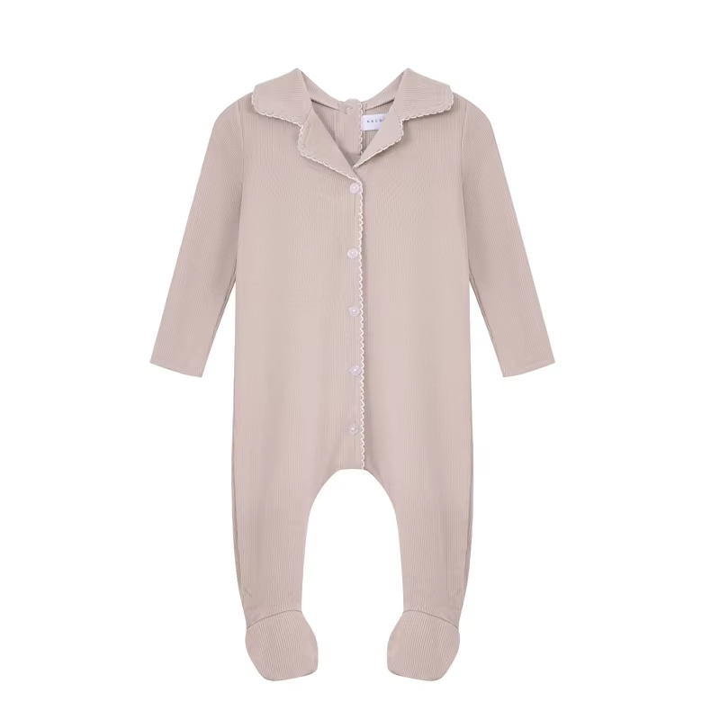 Button Loungewear – Apricot Stretchy