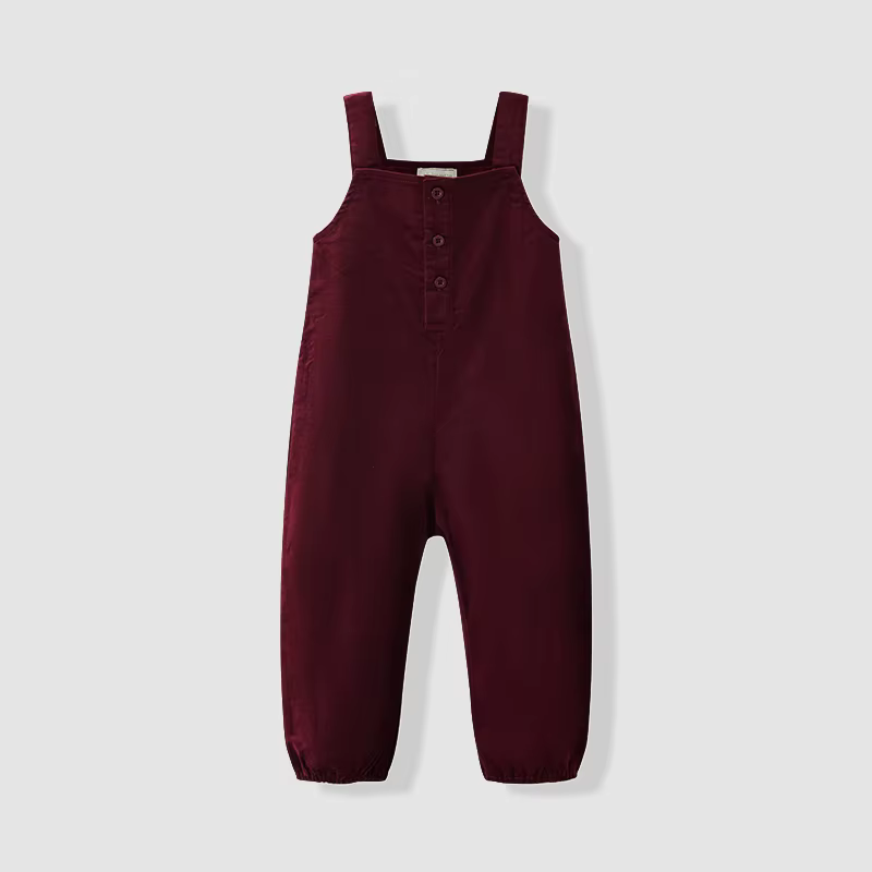 Au Revoir Collection – Burgundy Dungarees