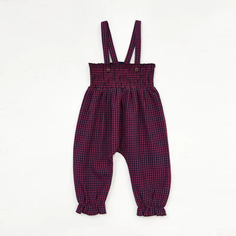 Checked Charm Girls Gingham Romper – Ali & Co Checked Charm AW26