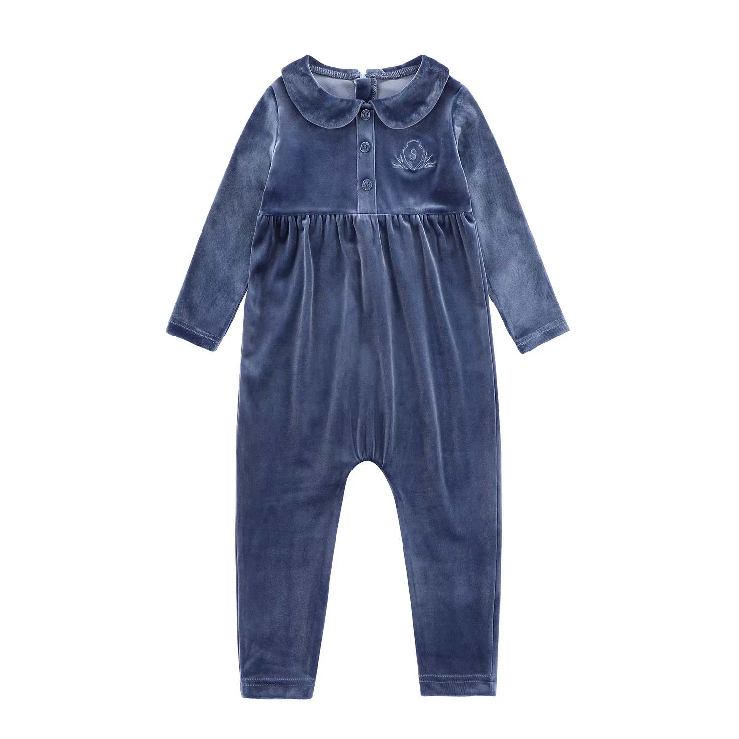 Velour Robe Collection – Blue Baby Romper – Ali Specials AW26