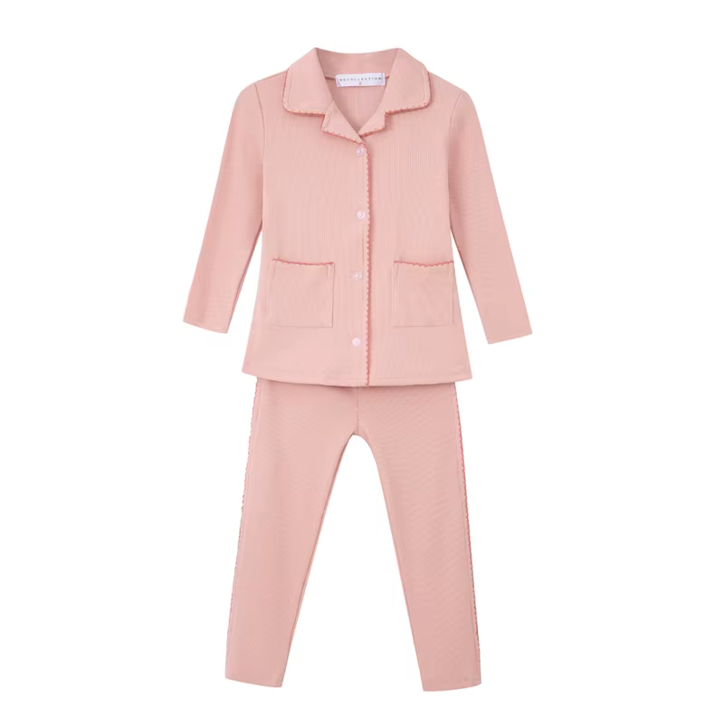 Button Loungewear – Pink Set