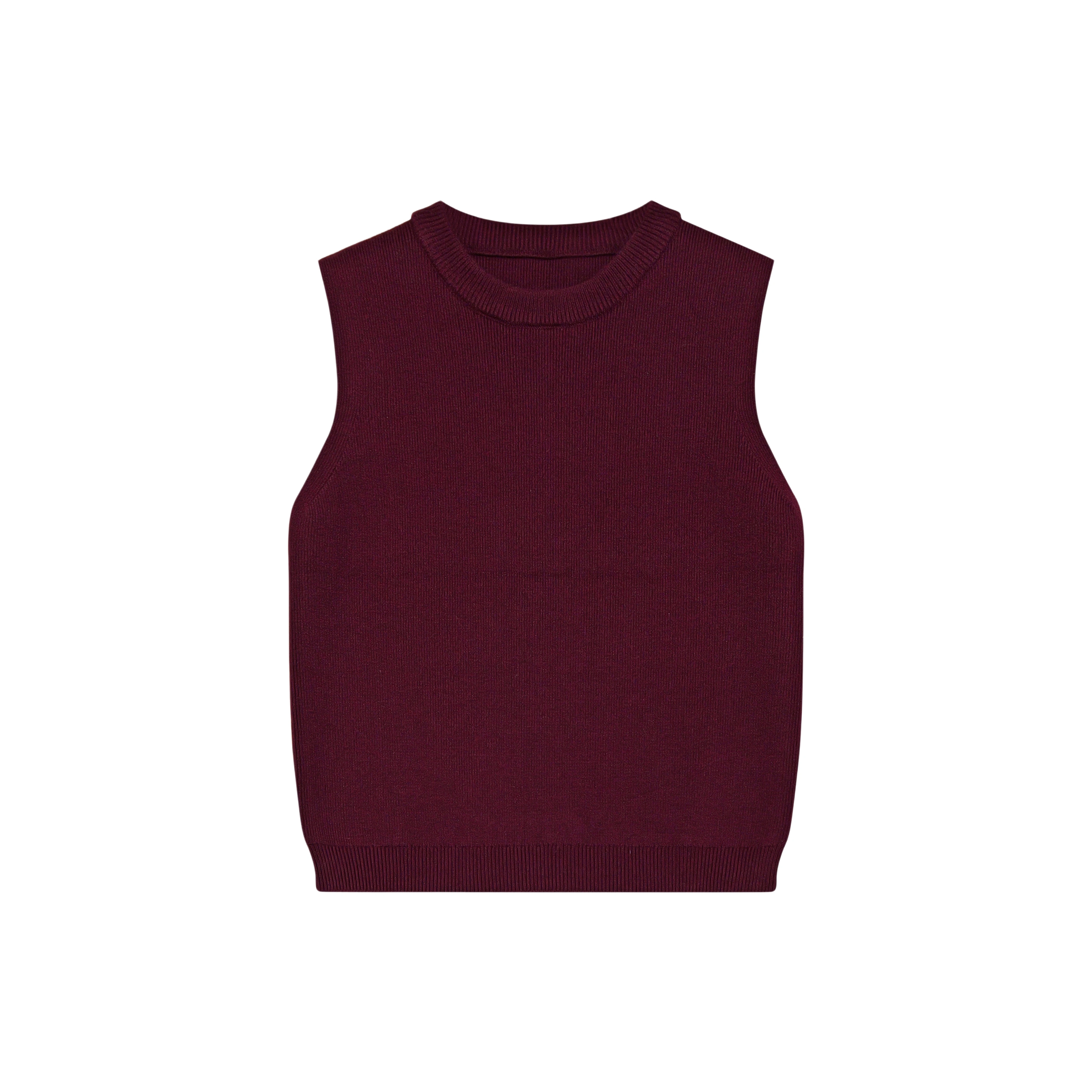 Burgundy Collection – Girls Knit Vest – Ali Mali AW26