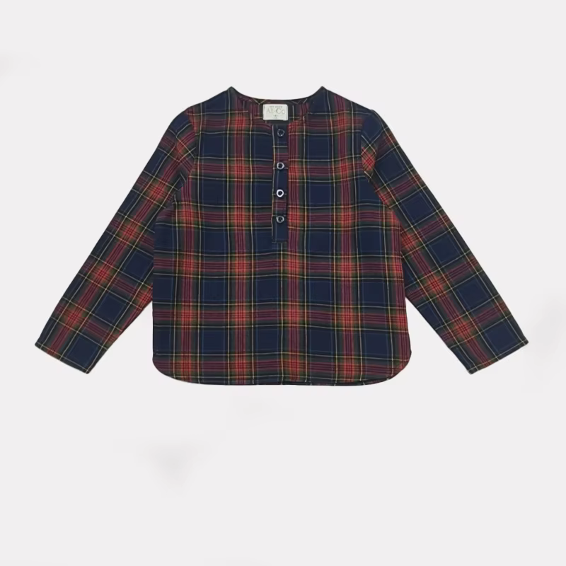 Prep Plaid Boys Plaid Shirt – Ali & Co Prep Plaid AW26