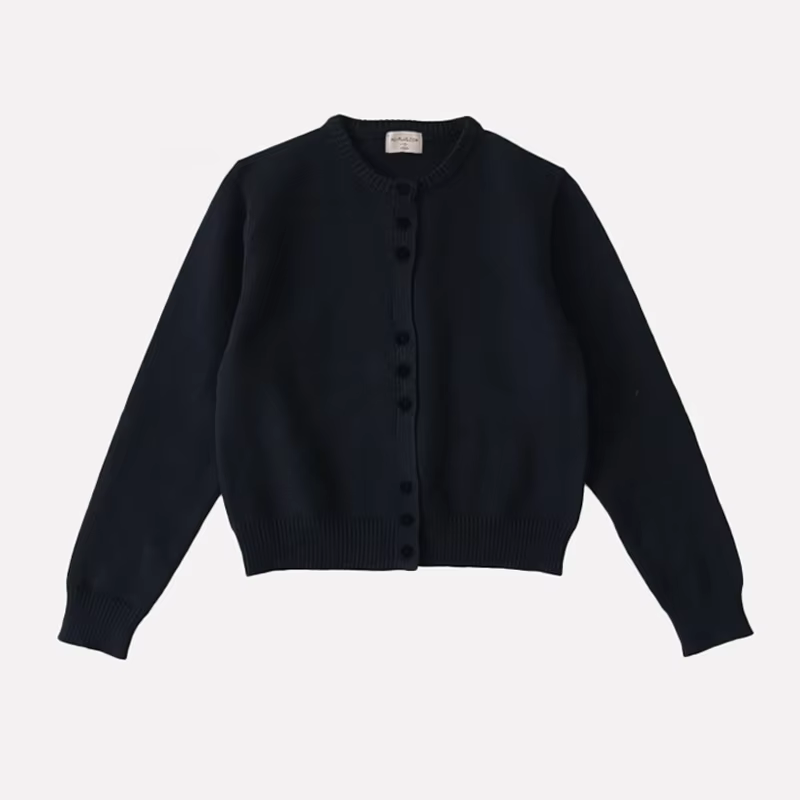 Midnight Tweed girl knit cardigan – Ali Plus AW26