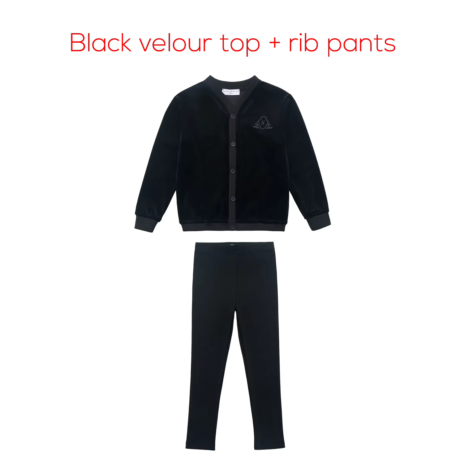 Velour Robe Collection – Black Boy Set – Ali Specials AW26