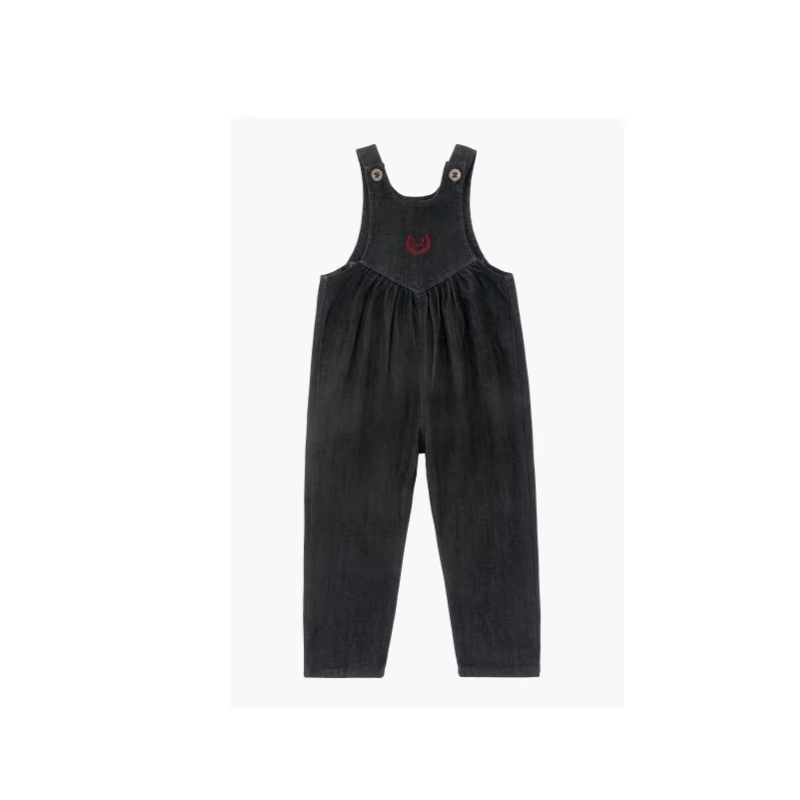 Blue & Black Denim – Black Baby Denim Overalls – Ali Picks AW26