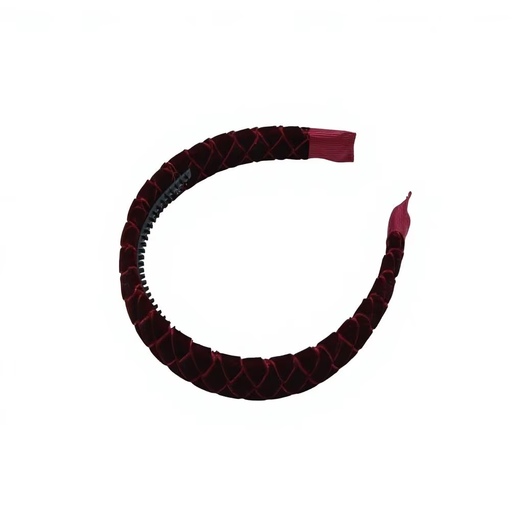 Wine Velvet Bow Headband – Ali Picks AW26