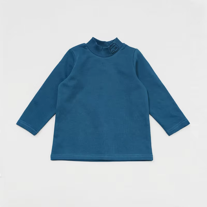 Teal & Lavender – Baby Mockneck – Ali & Co AW26