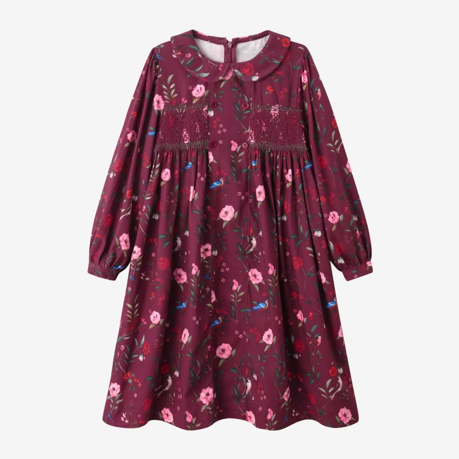 Burgundy Collection – Girls Dress
