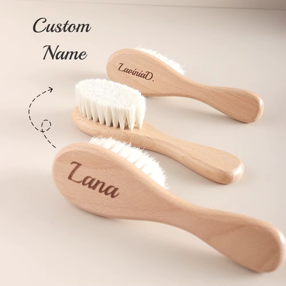 Personalised Baby Cradle Cap Brush