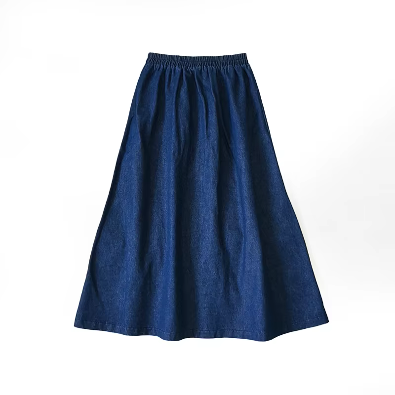 Denim Orchard denim maxi skirt – Ali Plus AW26