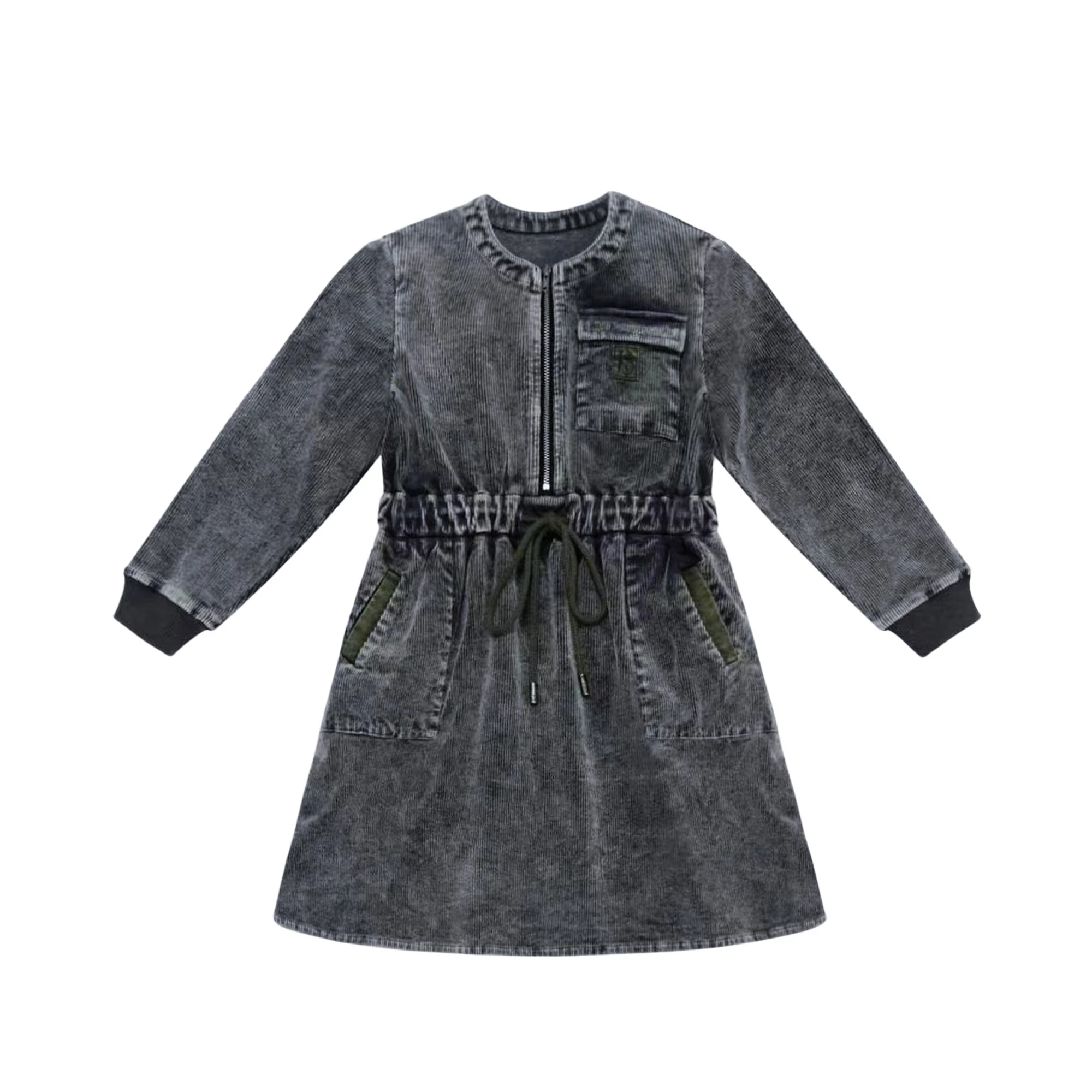 Washed Corduroy Collection – Girls Corduroy Dress – Barcali AW26