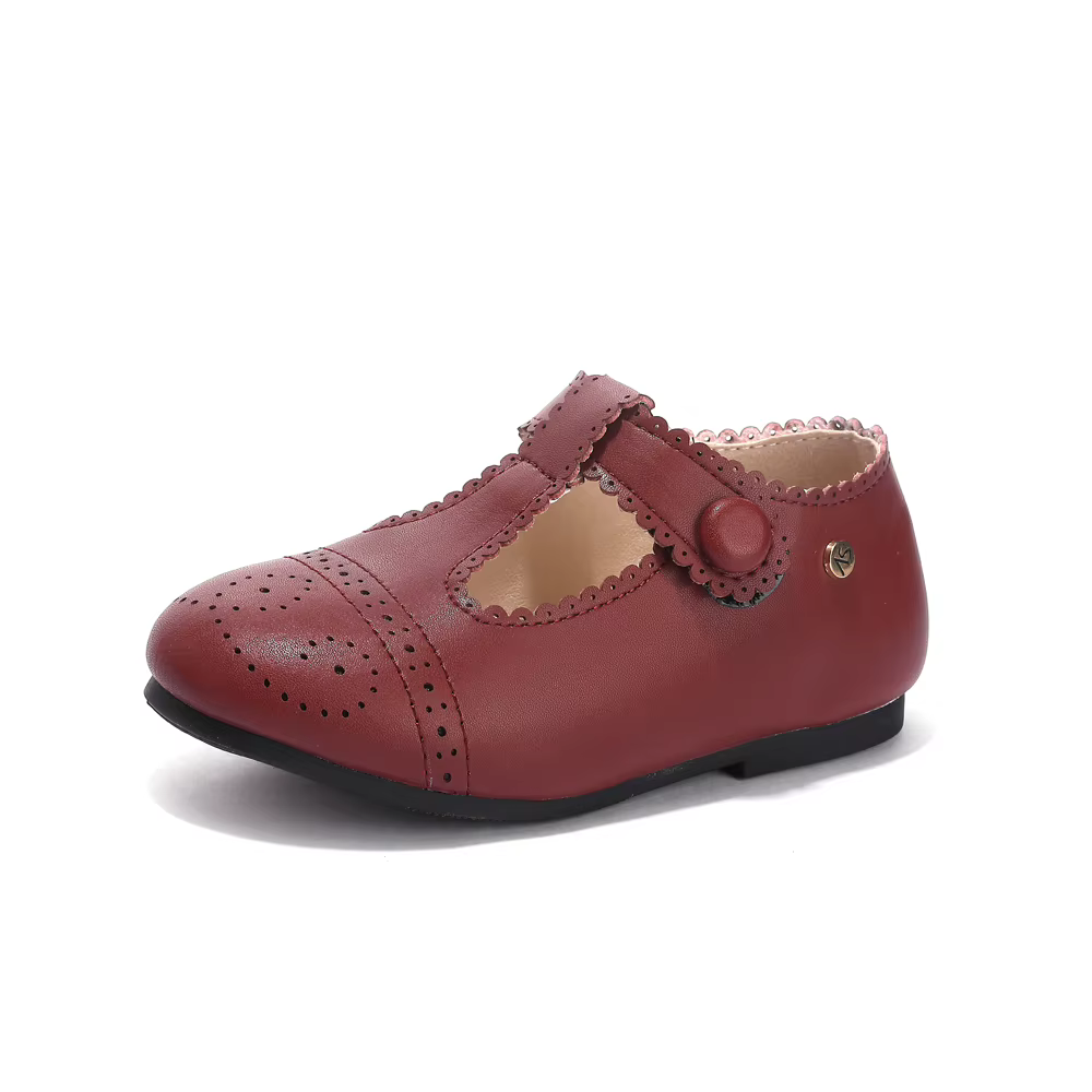 Ali Specials Party Shoes Collection – Burgundy T-Bar 2 – Ali Specials AW26