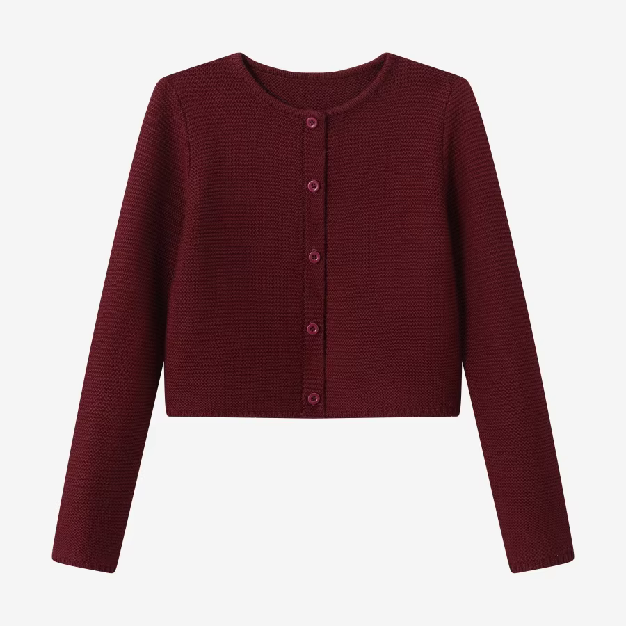 Burgundy Collection – Burgundy Knit Cardi