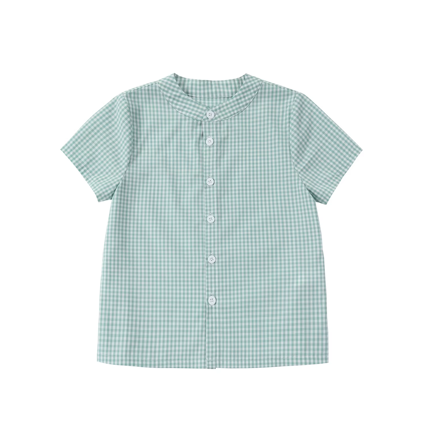 Sage Collection – Boys Gingham Blouse