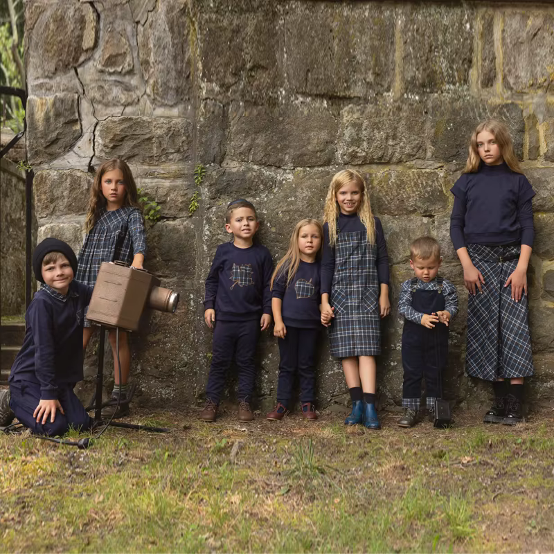 Woodland Plaid Collection AW26 family matching collection – Ali Plus