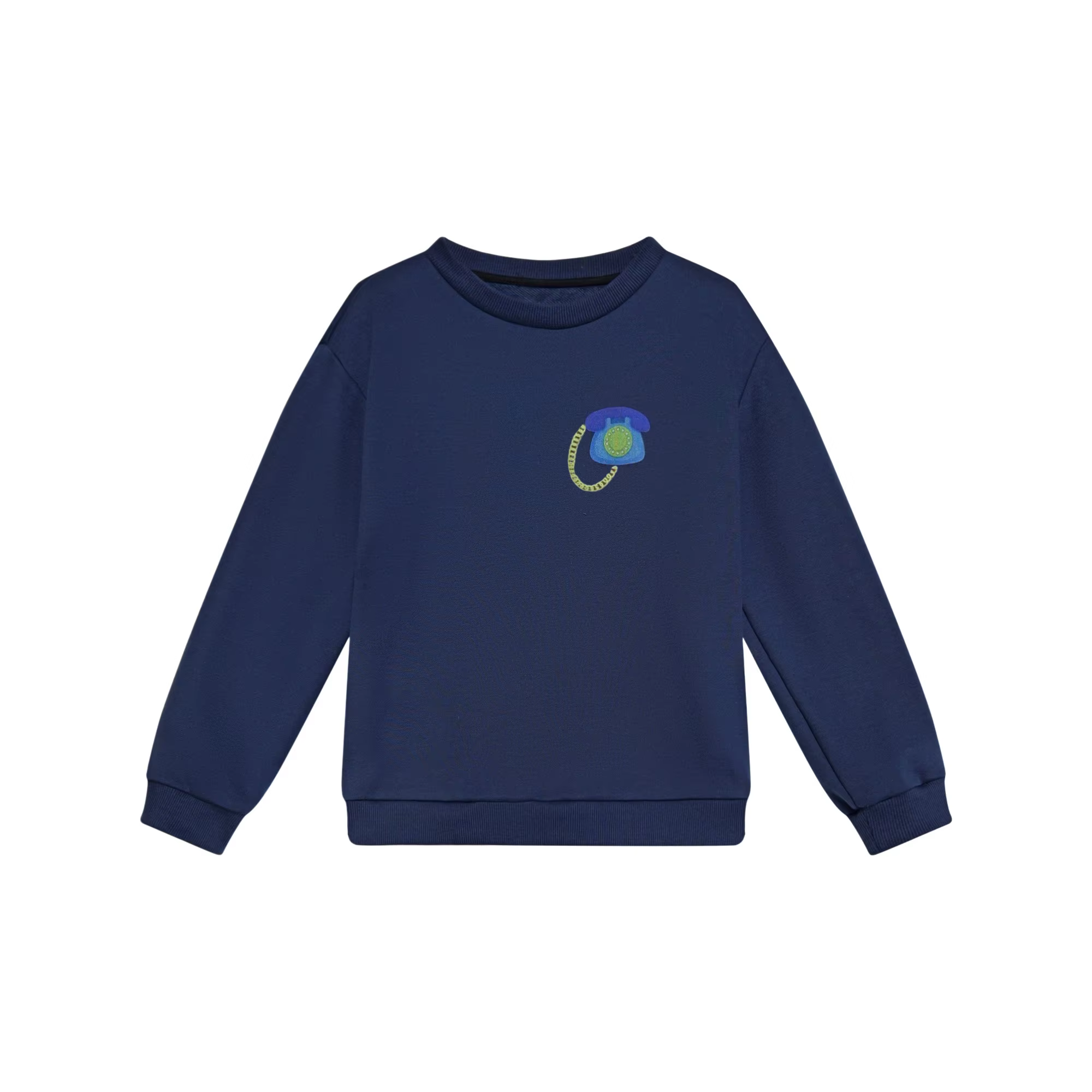 Telephone Print Collection – Little Boy Sweatshirt – Barcali AW26