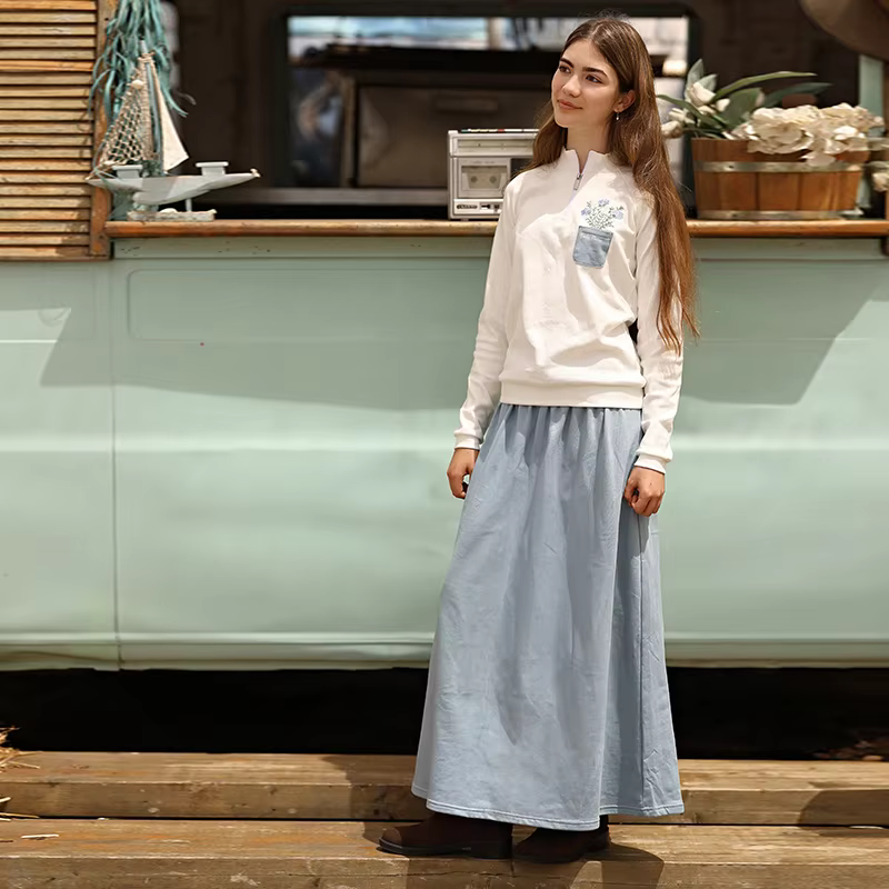 Blue French Terry Collection – Barcali AW26 family matching collection