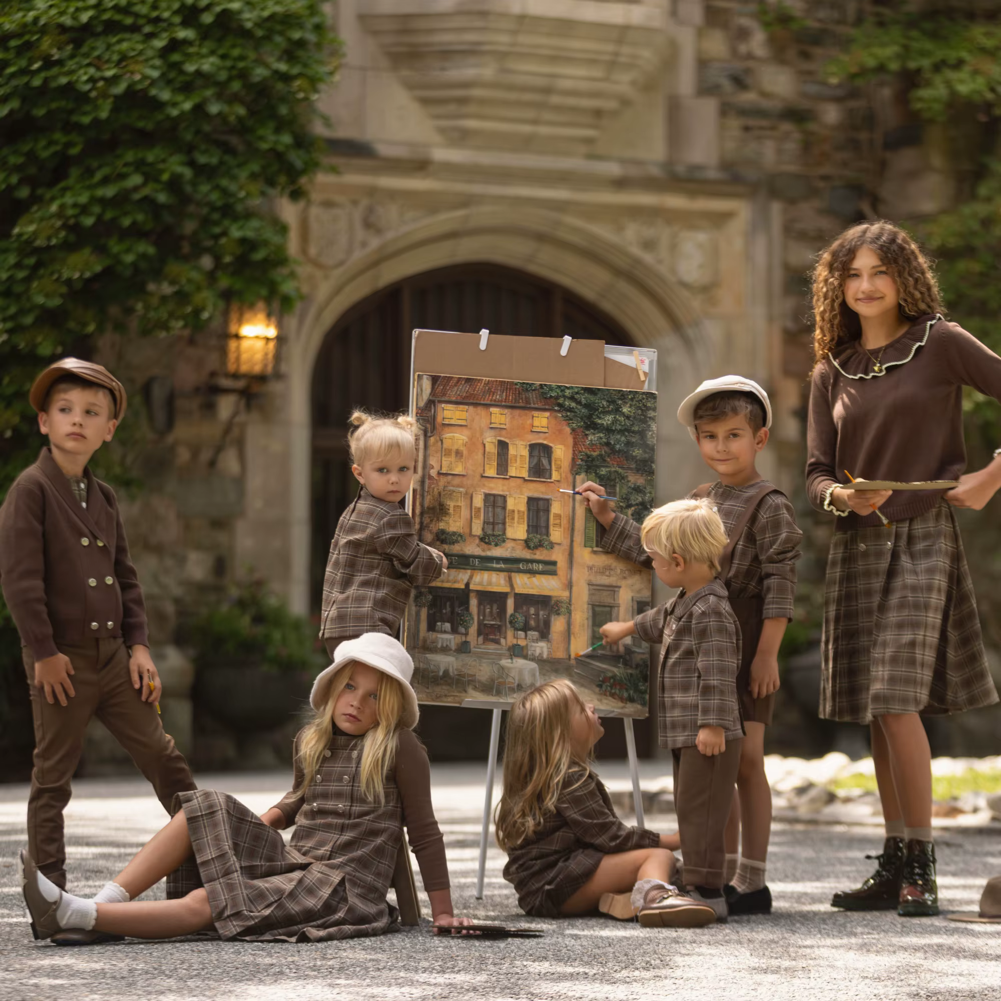 Chestnut Plaid AW26 family matching collection – Ali Plus