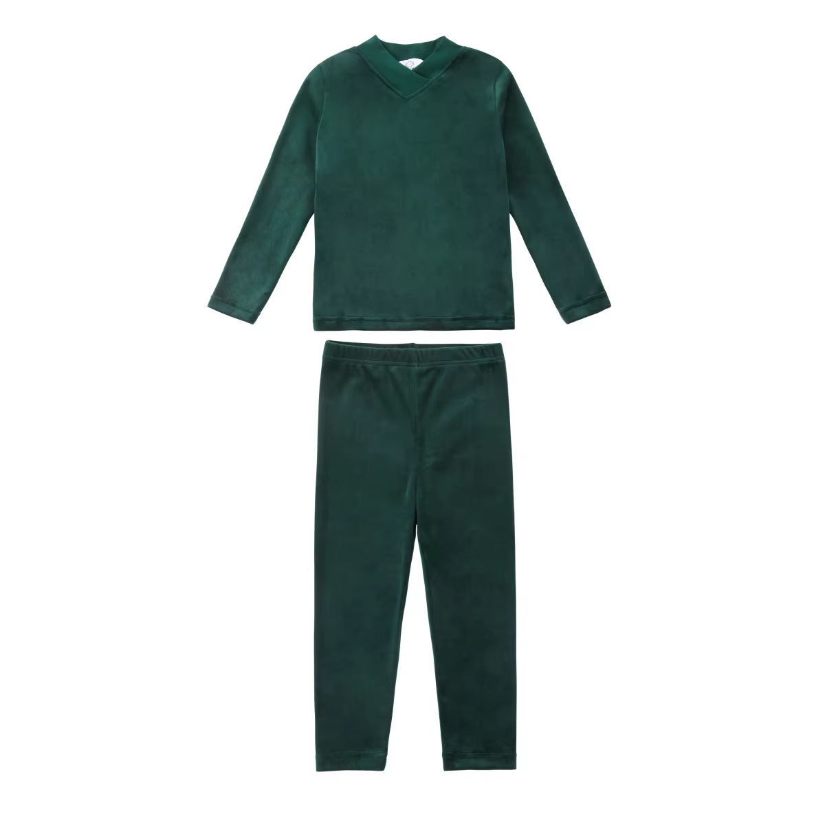 Velour Loungewear – Emerald Green Set