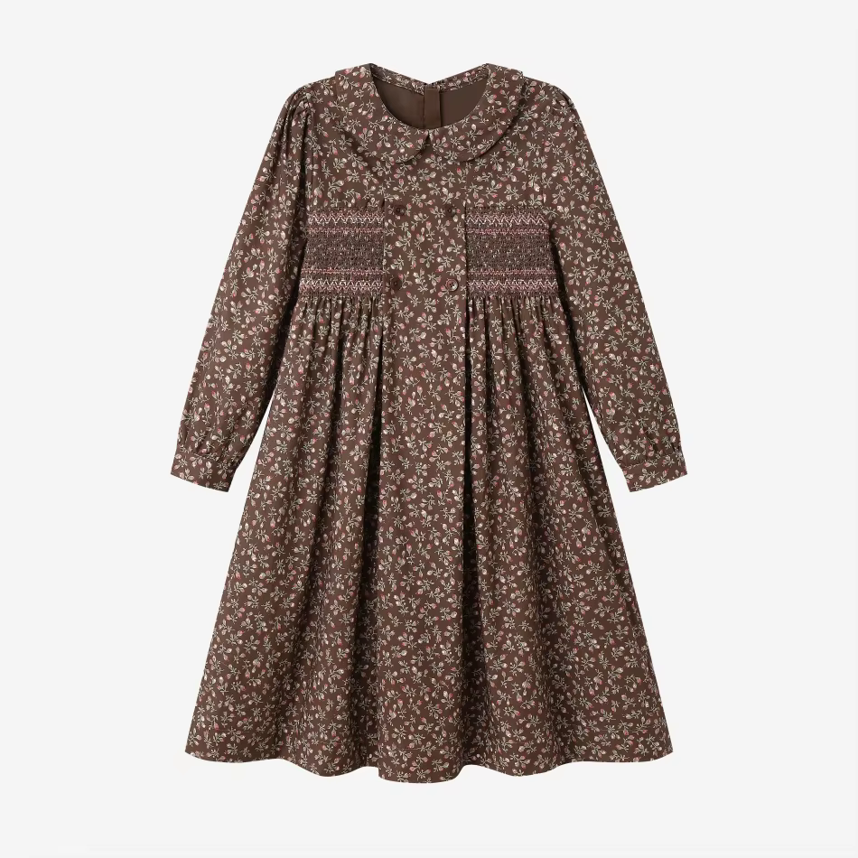 Brown Floral Collection – Floral Dress – Ali Specials AW26