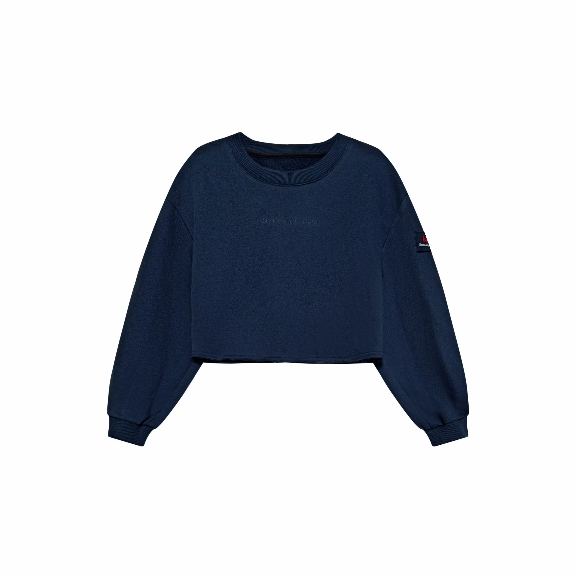 Navy Denim Collection – Girl Navy Sweatshirt – Ali Mali AW26