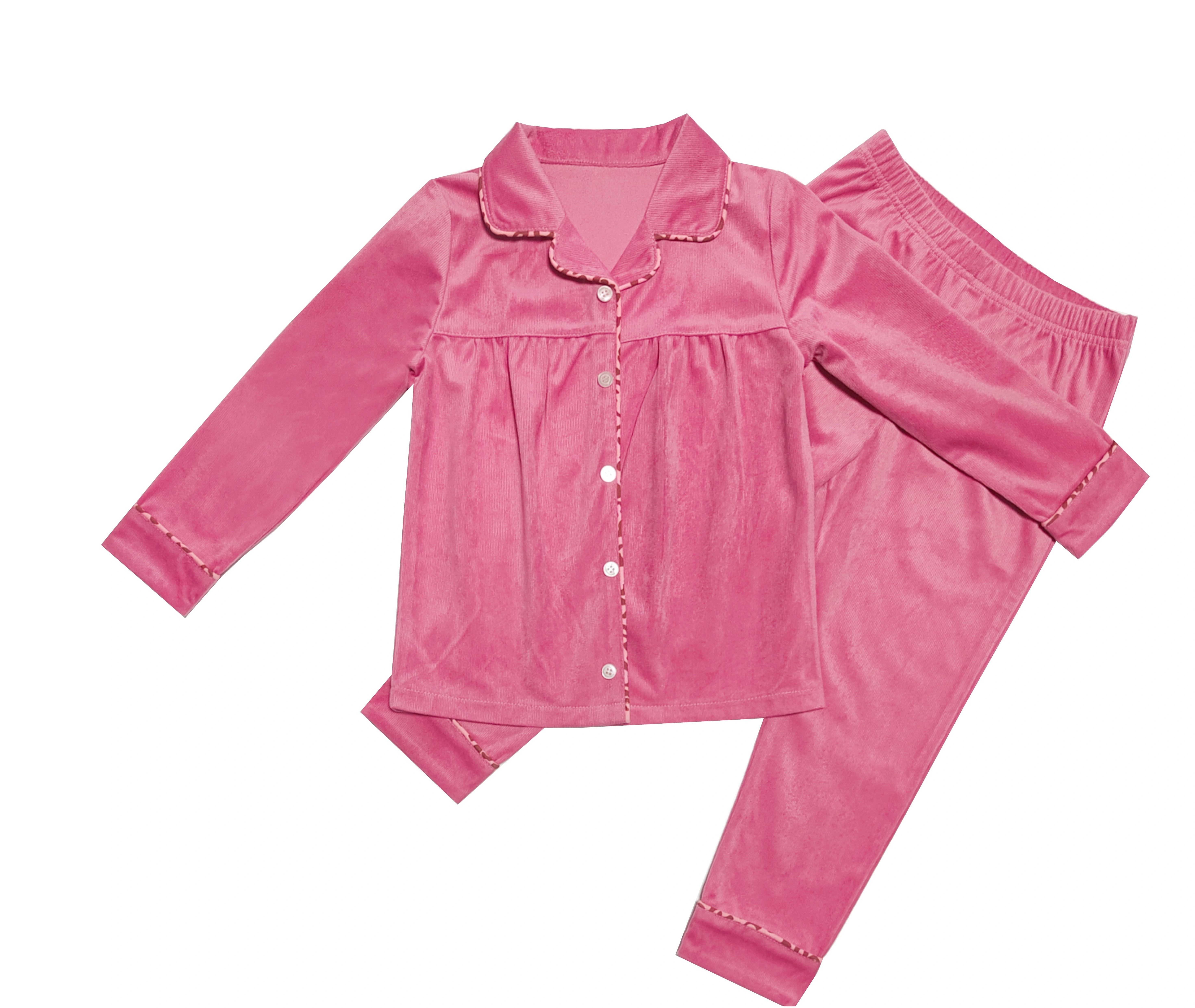 Leopard Lounge Pink Girls Set – Ali & Co Leopard Lounge AW26