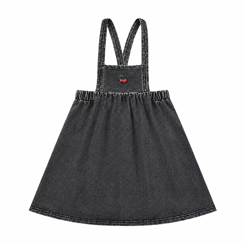 Black Denim Family – Girl Dress – Ali Mali AW26