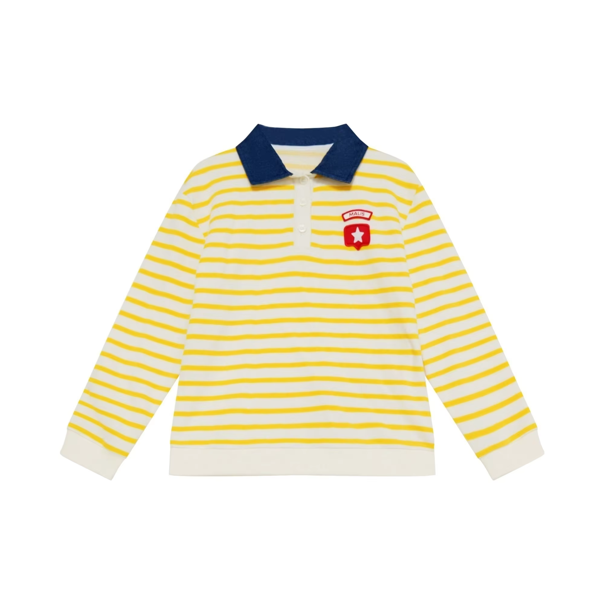 Yellow Stripe Collection – Kids Sweatshirt – Ali Mali AW26