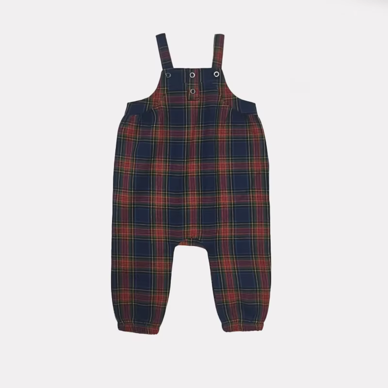 Prep Plaid Boys Romper – Ali & Co Prep Plaid AW26