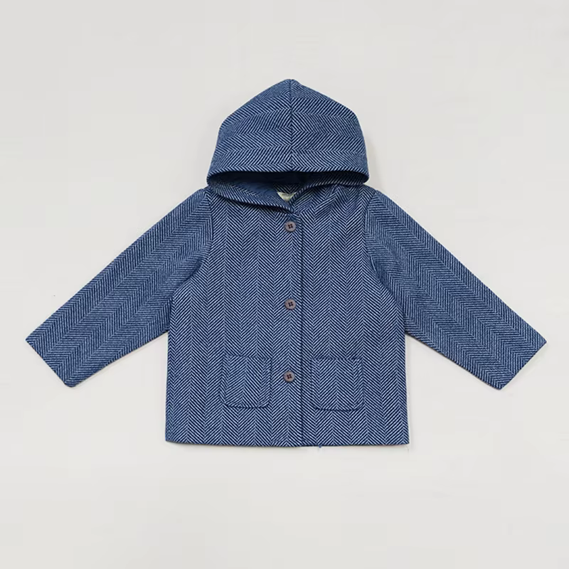 Shabbos Coats – Baby Coat Blue – Ali & Co AW26