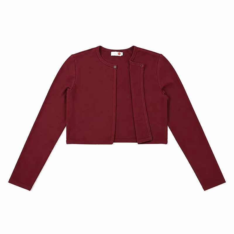 Shabbos Floral Collection – Cardigan Burgundy – I Love Ali AW26