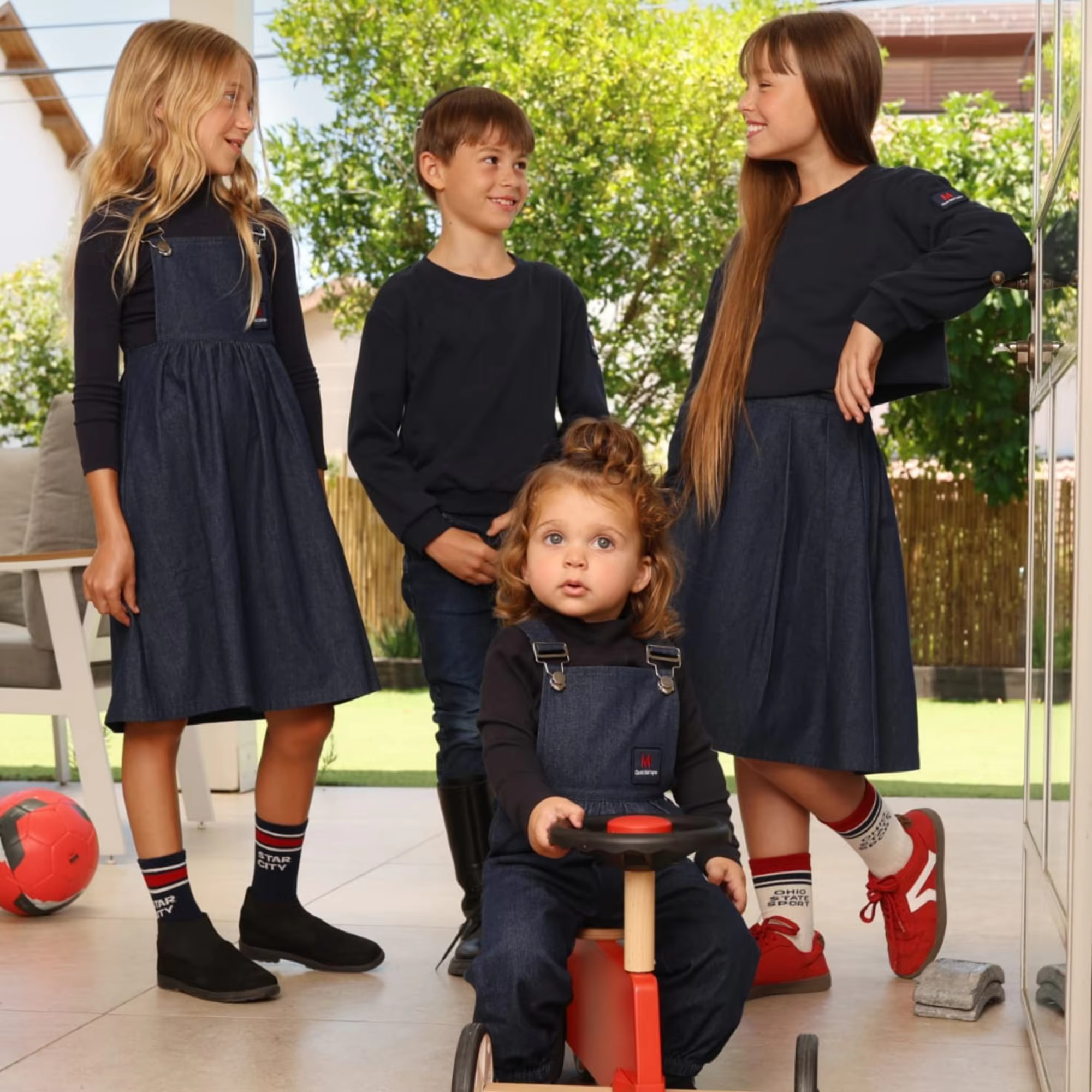 Navy Denim Collection – Ali Mali AW26 family matching collection
