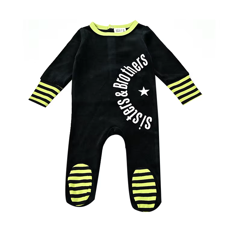 Black Velour Collection – Boy Romper – Ali Mali AW26