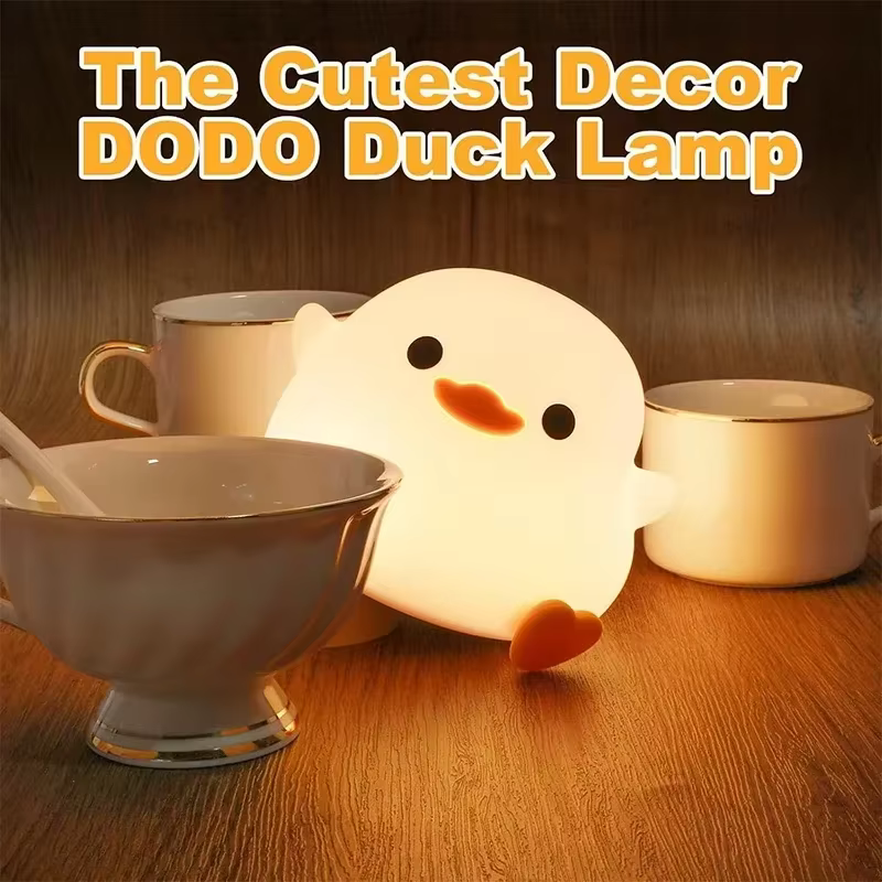 Sleepy Duck Silicone Night Light
