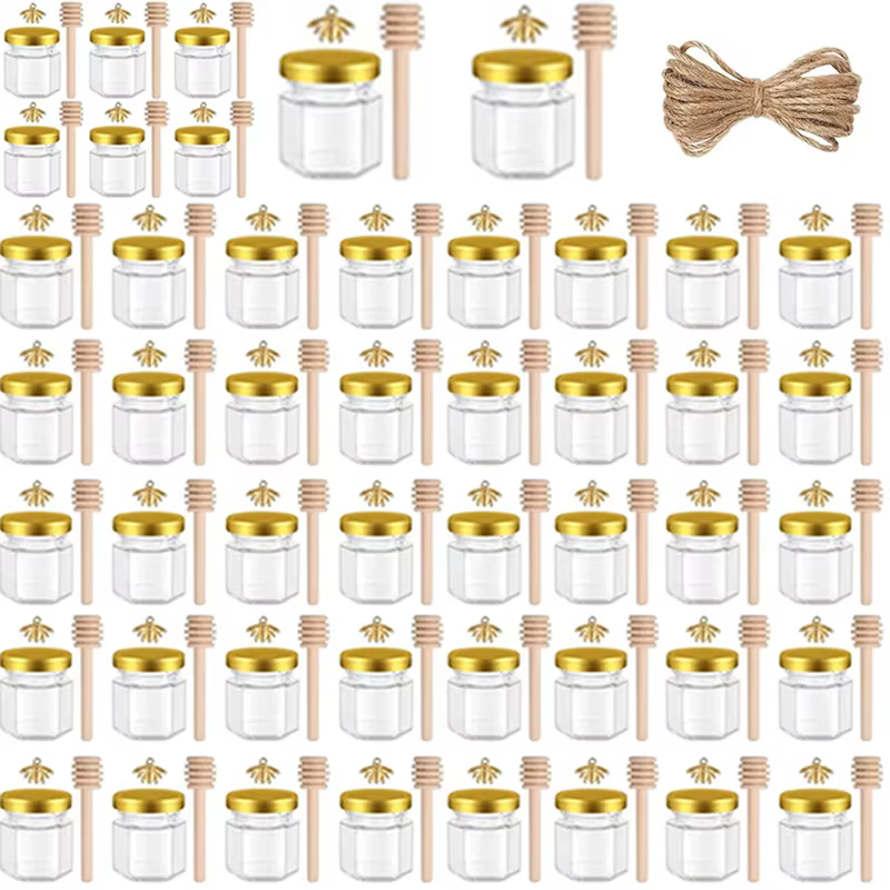 Mini Glass Topping Jars – Lilvelle Chanukah party finds