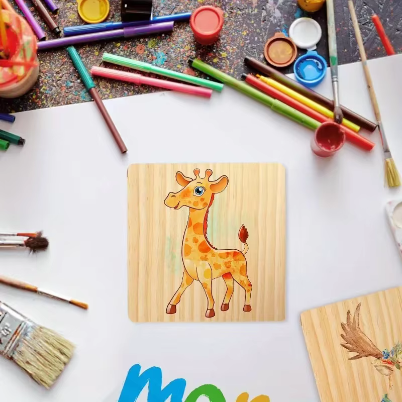 Blank Wood Coaster Set