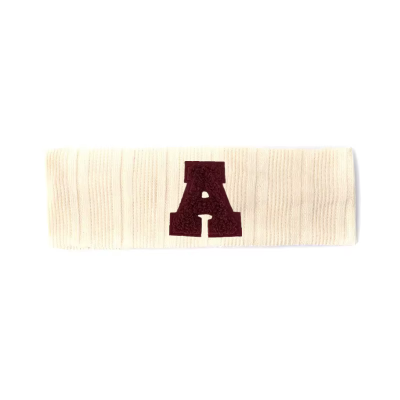 Chenille Letter Patch Headband