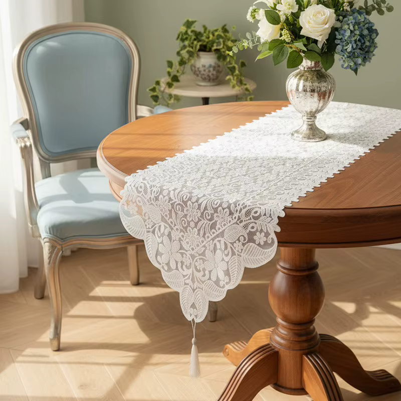 Embroidered French Lace Table Runner – Lilvelle find