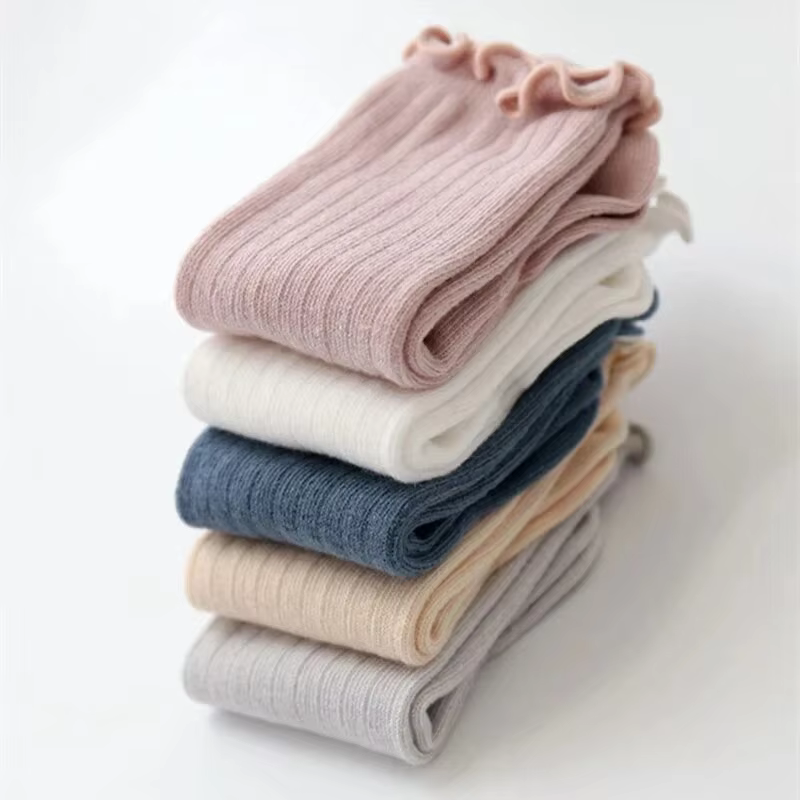 Frilly Cotton Knee Socks