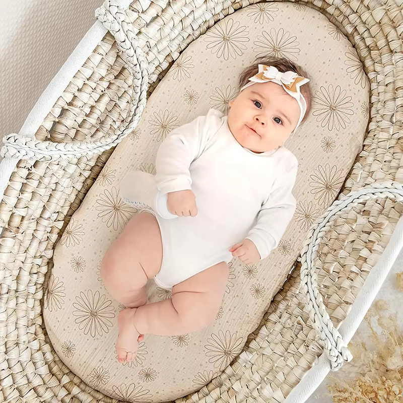 Muslin Fitted Bassinet Sheets