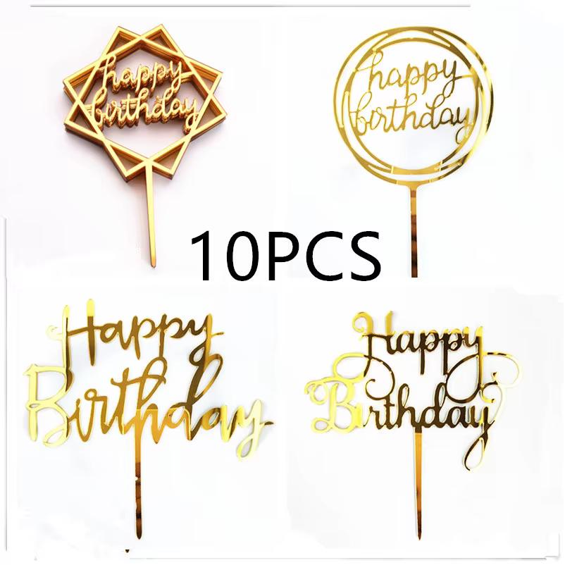 Rose Gold Happy Birthday Topper – Lilvelle birthday finds